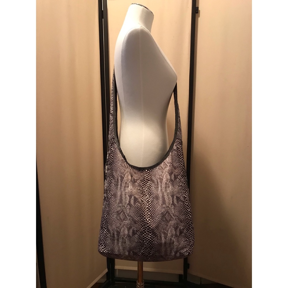 Lesportsac Python Crossbody Messenger Tote New - image 3